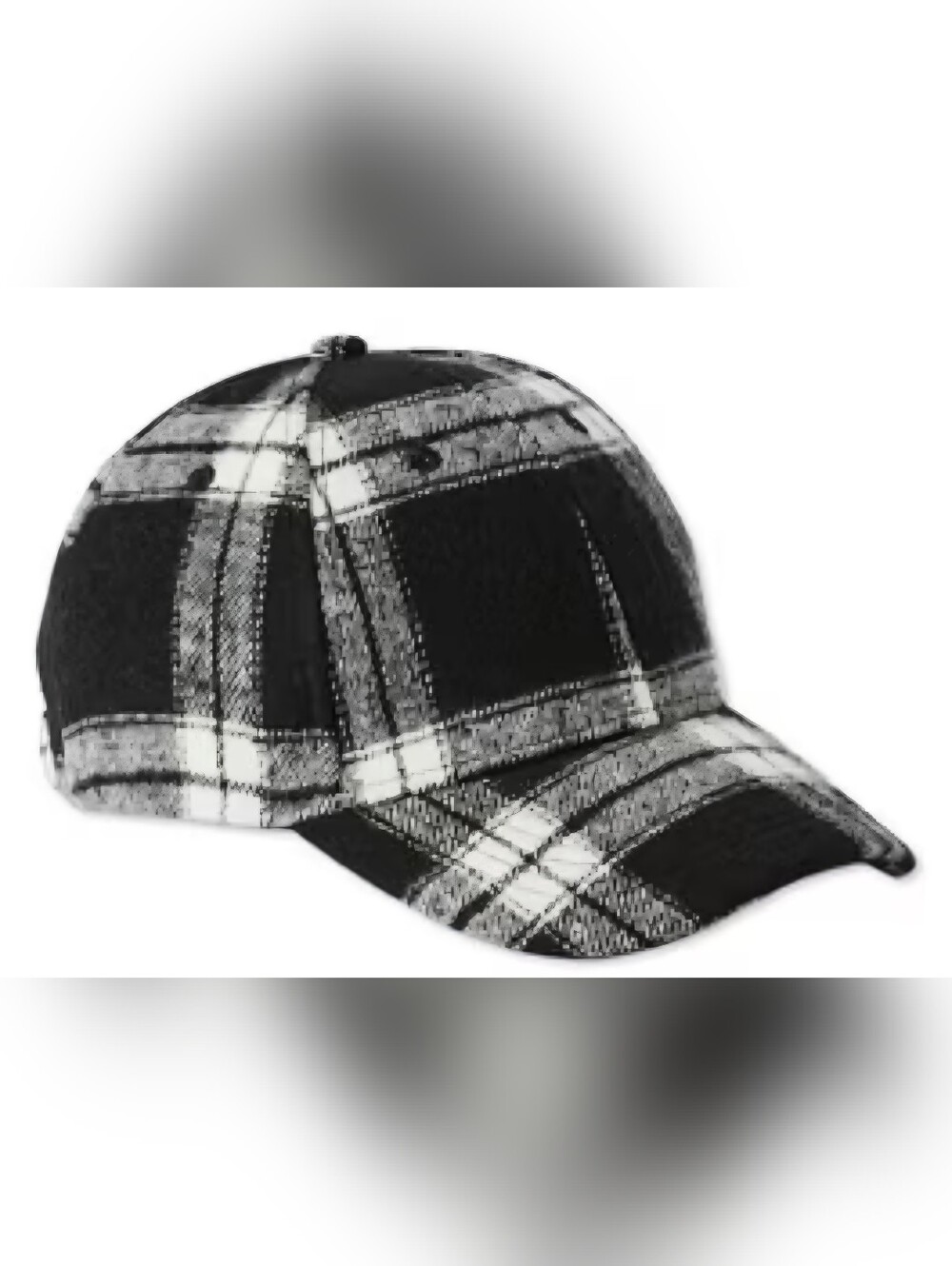 George Men Women Plaid Baseball Cap Adjustable Outdoor Running Sun Adjustabl Hat